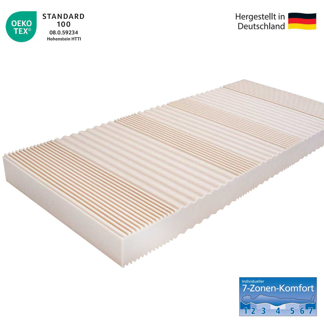 7-Zone Cold Foam Mattress Aachen, Height 15 cm