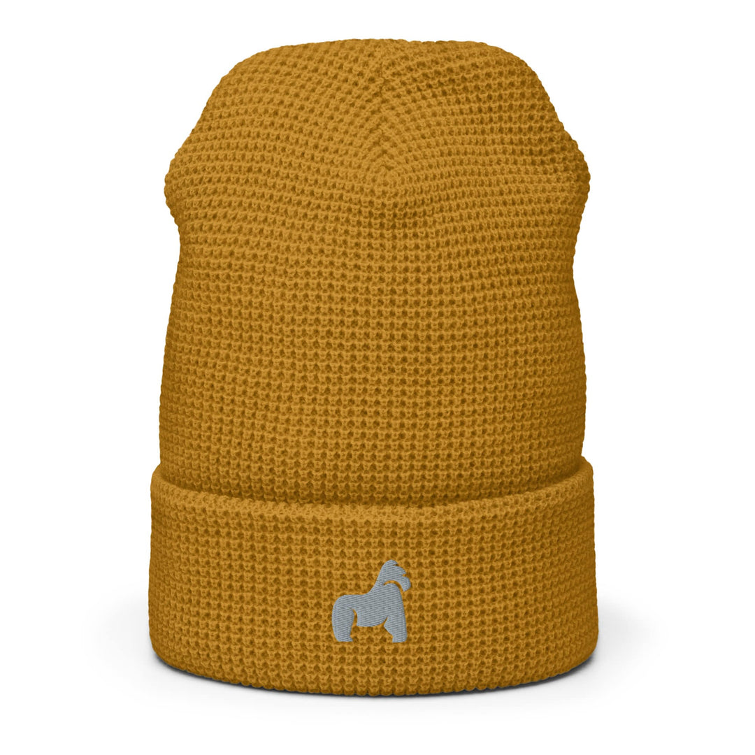 Gorilla-waffle-beanie-camel-front-2-653d1c7c75f50