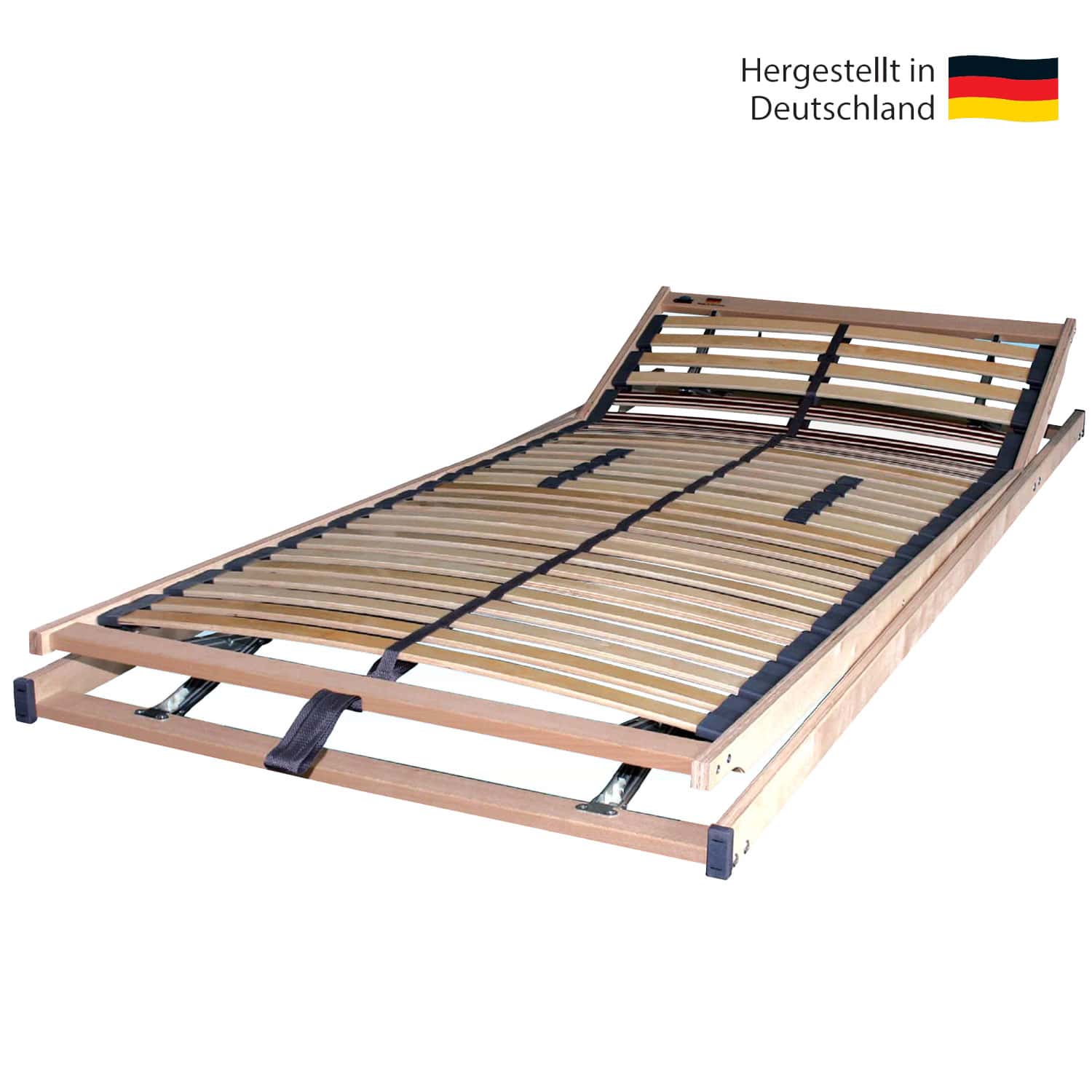 Bern slatted frame, adjustable, 28 spring wood slats, 5cm height