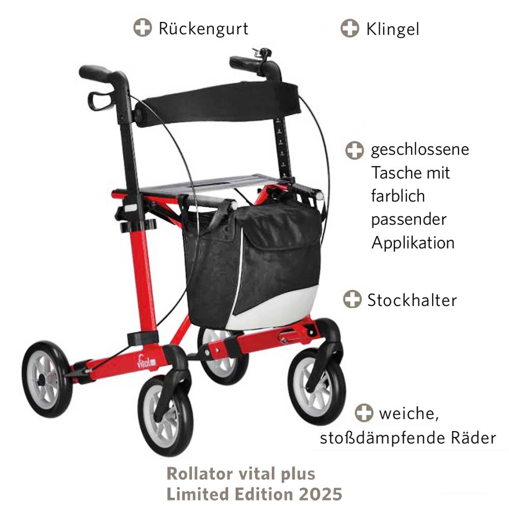 Russka Rollator Walker Vital Classic & Vital Plus