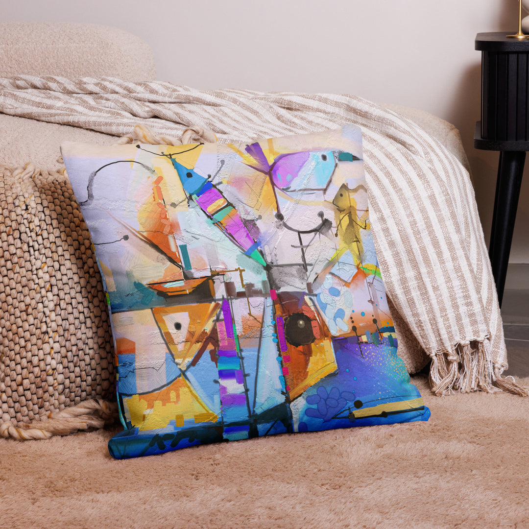 Premium Sofa Kissen Bunte Fantasie – Gorilla Gesund
