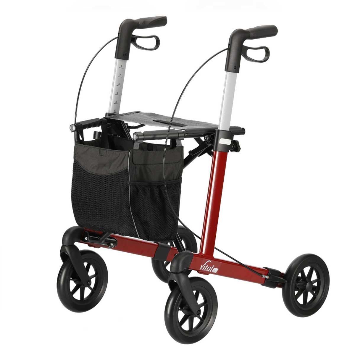 ROLLATOR GEHILFE RUSSKA Vital Plus 54, Sitzhöhe 54 cm, cheapest schwarz,