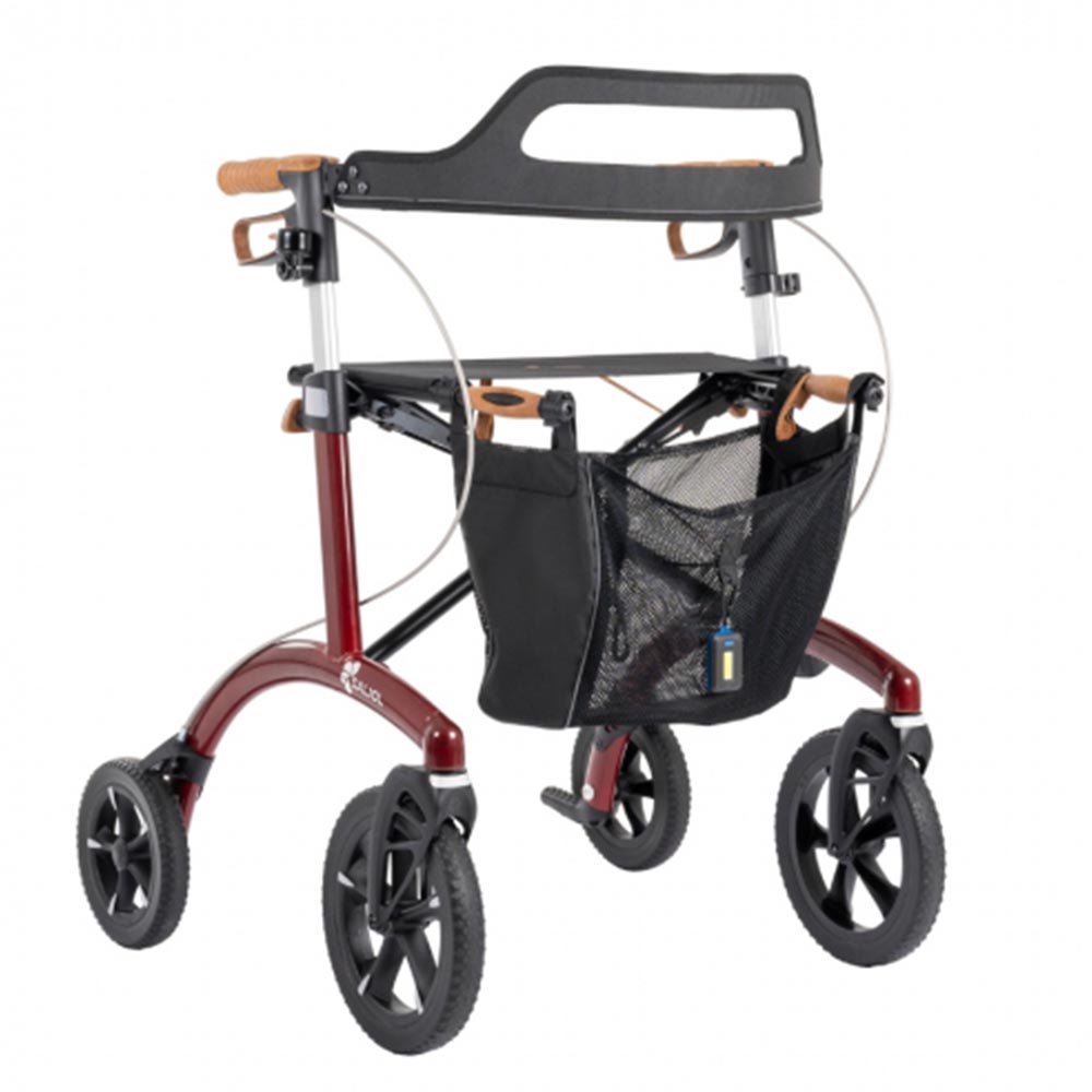 Saljol Allround Rollator Wide, extrabreit, inkl. gratis Zubehör