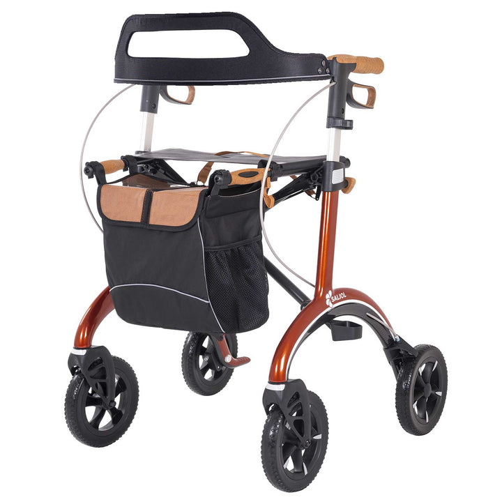 saljol-carbon-rollator-copper-red-rueckengurt-gorilla-gesund