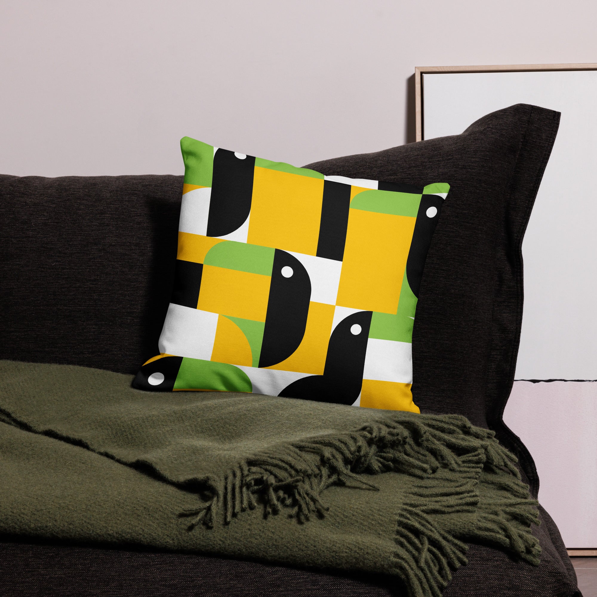 Premium Sofa Cushion Toucan