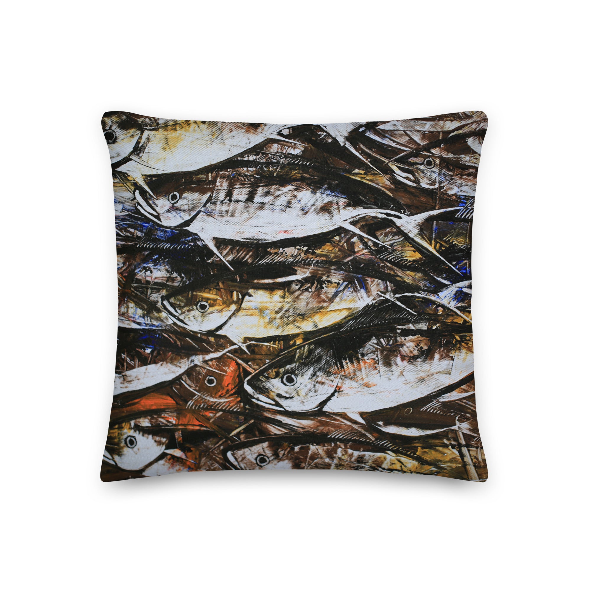 Premium Sofa Kissen Fische