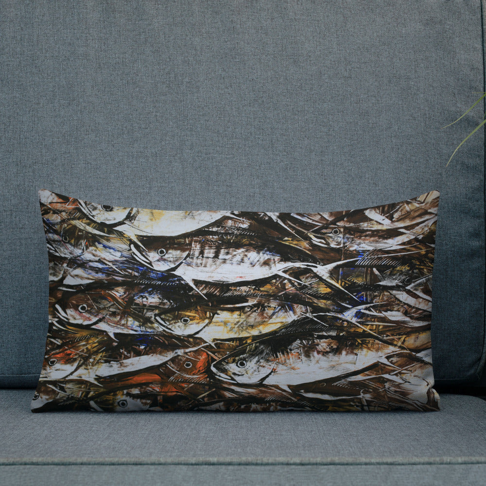 Premium Sofa Cushion Fish