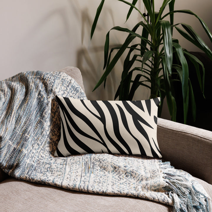 Premium Sofa Kissen Zebra