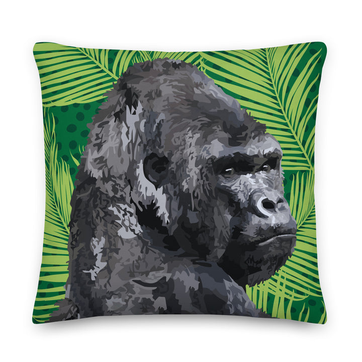 Premium Sofa Kissen Dschungel Gorilla