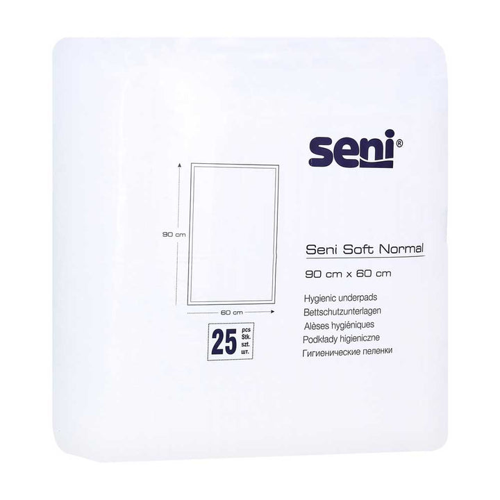 Inkontinenz SENI SOFT Normal Krankenunterlagen 60 x 90cm Seni Karton (50 Stück) 15532 guenstig online kaufen bei VIDIMA