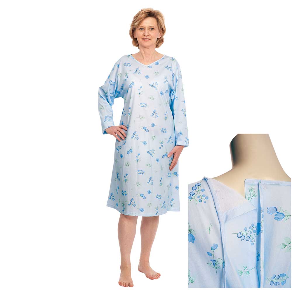 Pflegeprodukte Suprima Pflegehemd Baumwolle zum Binden - Langarm Nr. 4070 Suprima guenstig online kaufen bei VIDIMA