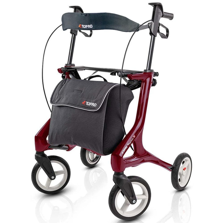 Rollator Carbon Rollator Topro Pegasus Topro M / weinrot / + Gratis Rückengurt kurz 68 cm (+54 €) guenstig online kaufen