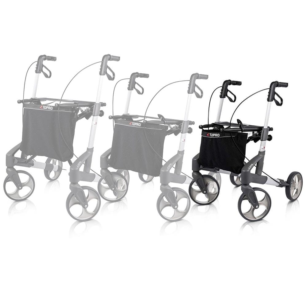Rollator Leichtgewicht Rollator Topro Troja Original Topro X (Extra Small) / silber guenstig online kaufen bei VIDIMA