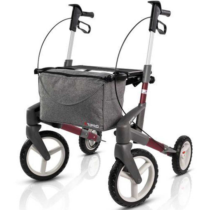 Rollator Outdoor Rollator Topro Olympos ATR Topro M / weinrot 202609 guenstig online kaufen bei VIDIMA