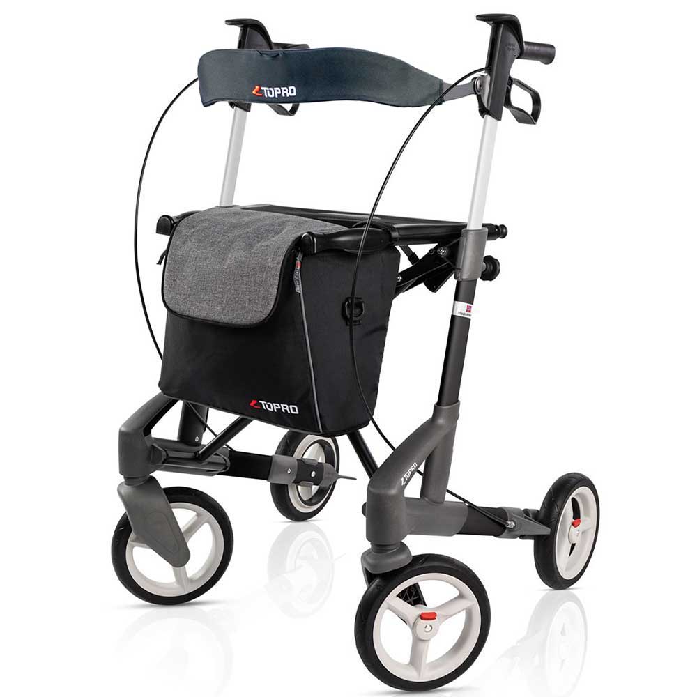 Rollator Topro Troja 5G Premium Rollator Topro M / schwarz / + Gratis Rückengurt (+54 €) guenstig online kaufen bei VIDIMA